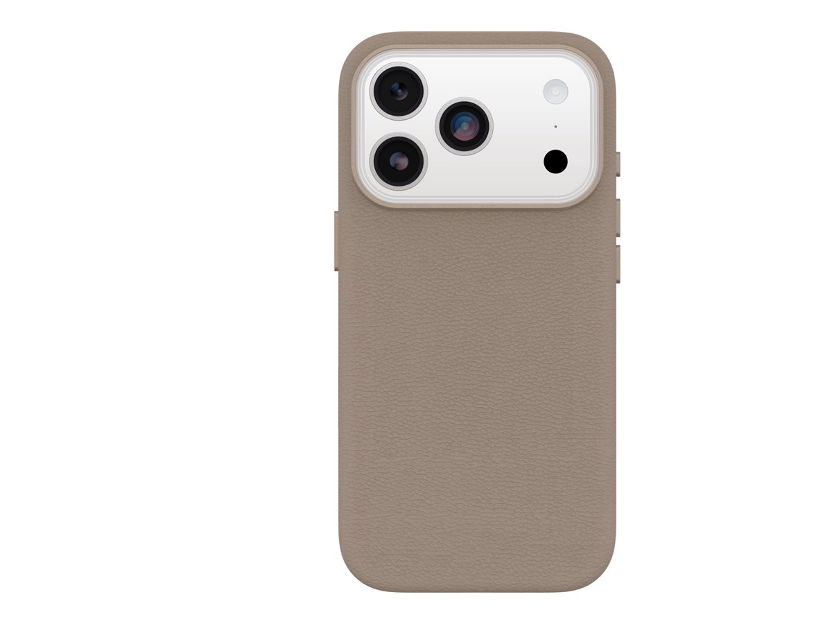OtterBox Symmetry Cactus Leather Camera Control Apple iPhone 17 Pro Cottonwood Glen - light grey