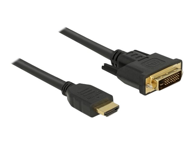 Delock Videoadapterkabel 5m Sort