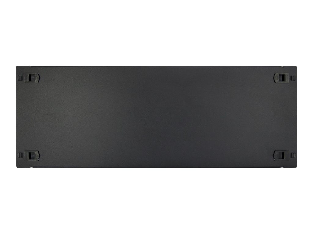 Inter-Tech 4U blind panel with screwless mounting in the colour RAL 9005