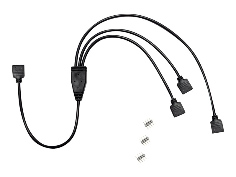 Inter-Tech Strøm-splitter 48cm Sort