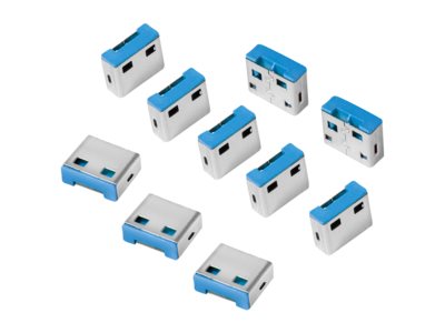LogiLink USB-A port blocker (10x locks)