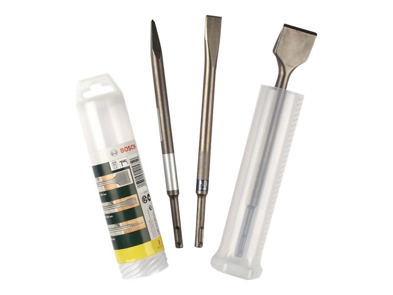 Fladmejsel sæt BOSCH SDS Plus - 3 dele