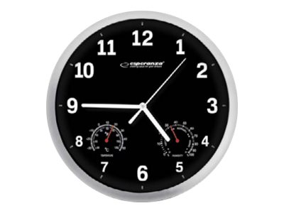 Esperanza ZEGAR SCIENNY LYON CZARNY