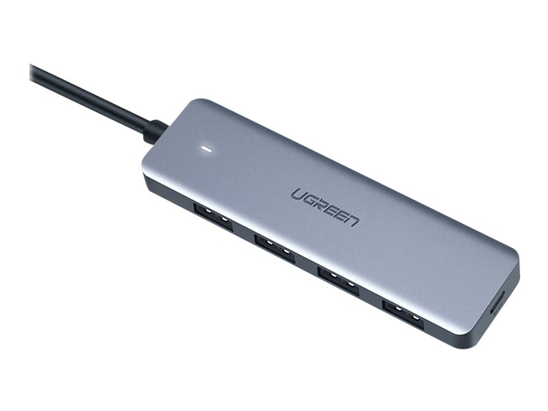 UGREEN 4-in-1 USB C Hub USB hub - USB 3.2 - 4 ports - Sølv