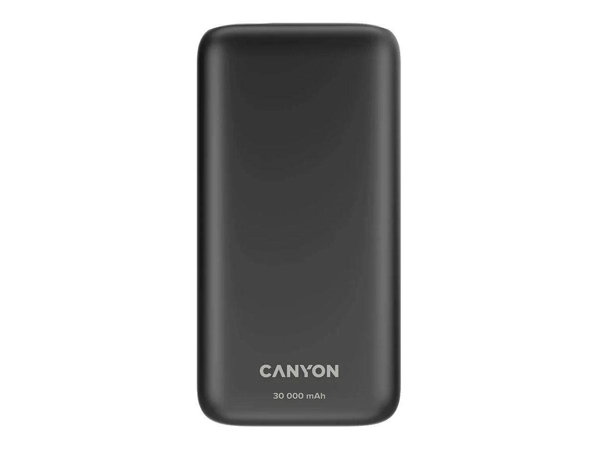 Canyon PB-301 Powerbank 30000mAh 20Watt 1xUSB-A 2.0 1xUSB-C Sort