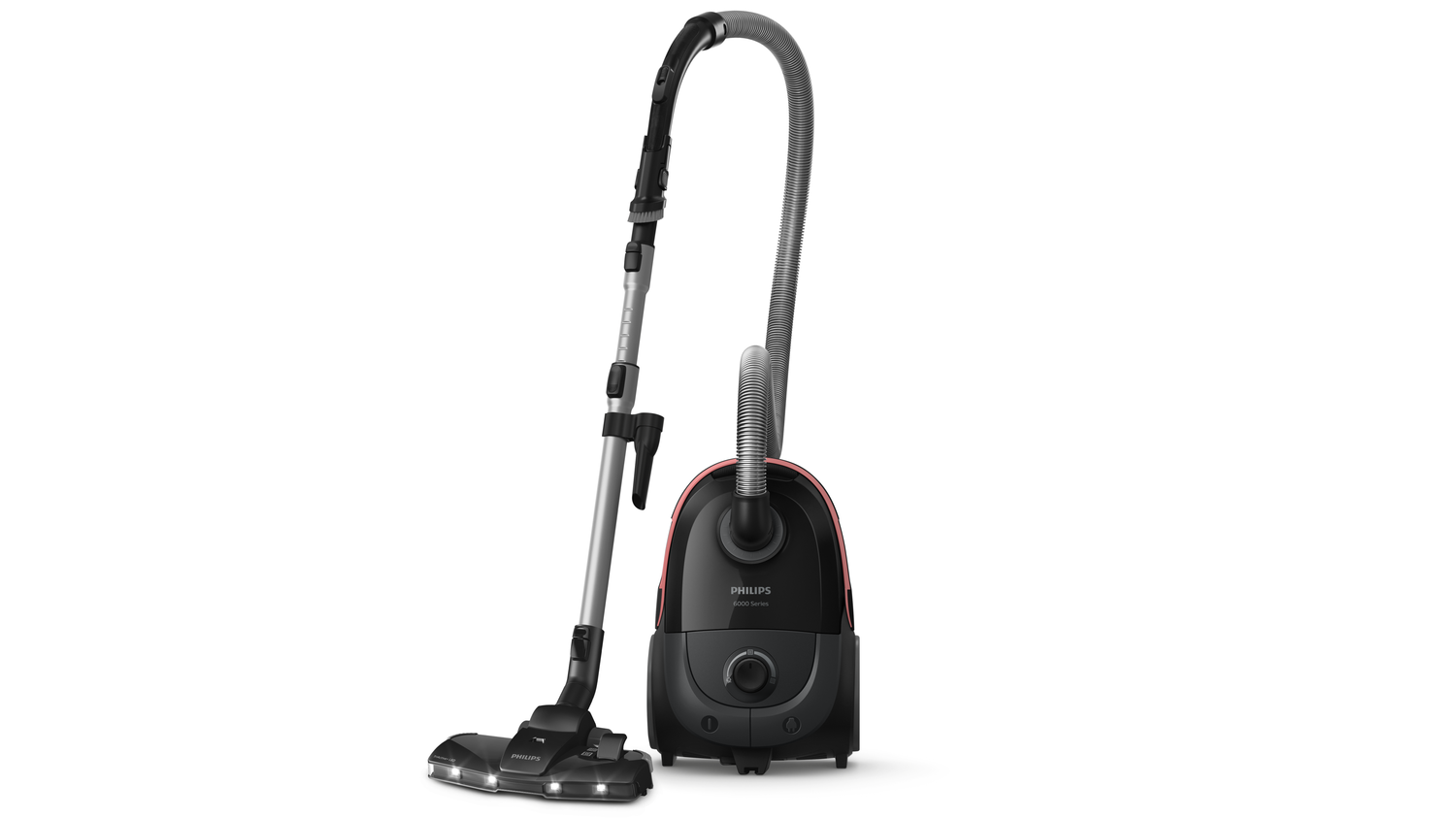 Philips Støvsuger 6000 Series XD6142 - vacuum cleaner - canister - deep black