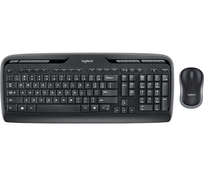 Logitech MK330 Wireless Combo - ND - Tastatur & Mus sæt - Nordisk - Sort