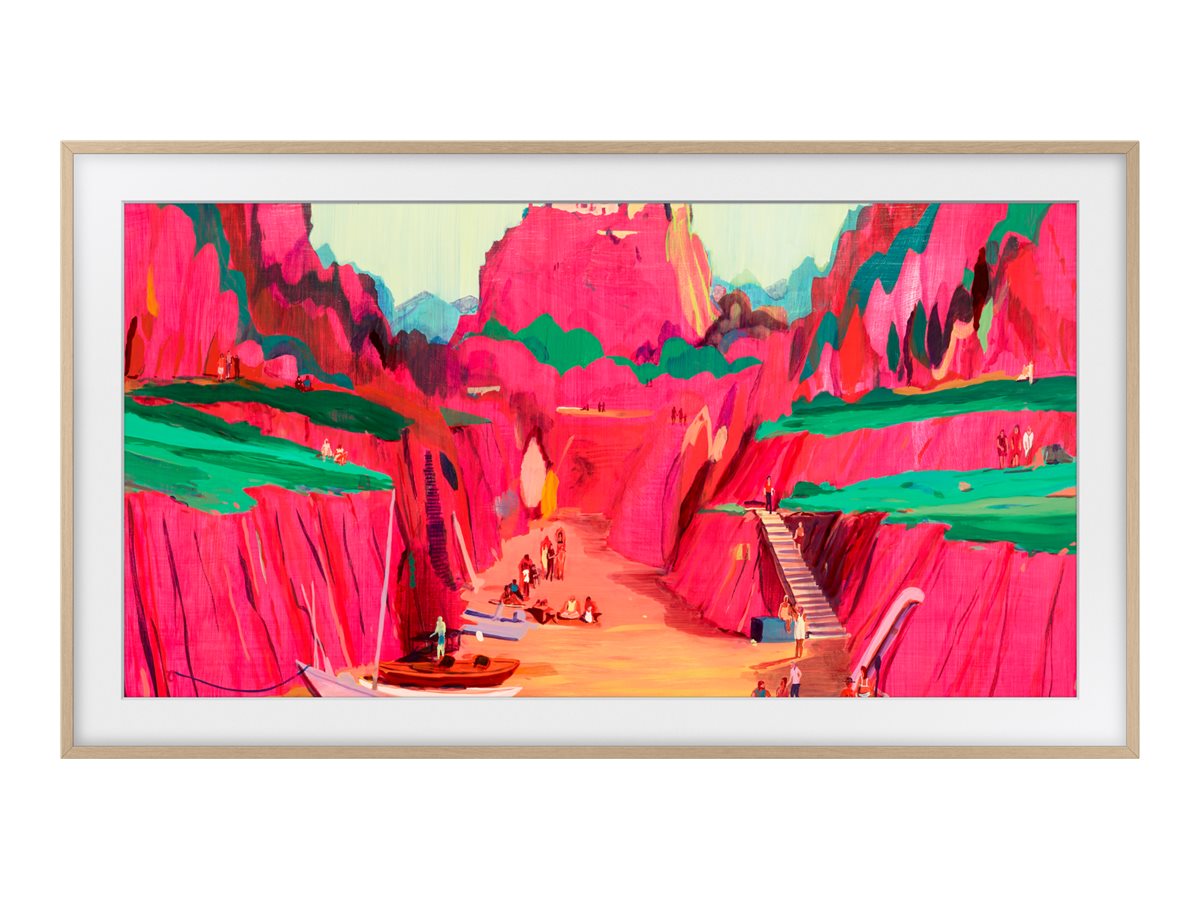 Samsung VG-SCFF65TKB - Dekorativ ramme for TV - 65 - moderne - teak