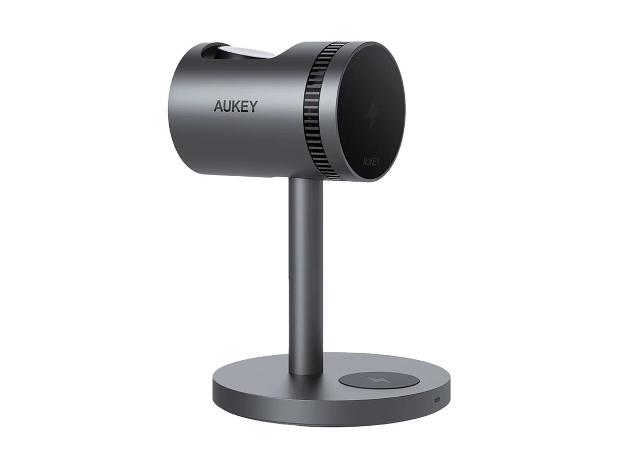 Aukey LC-MC311A MagFusion 3-in-1 Pro Qi2 Active Cooling Wireless Charging Station