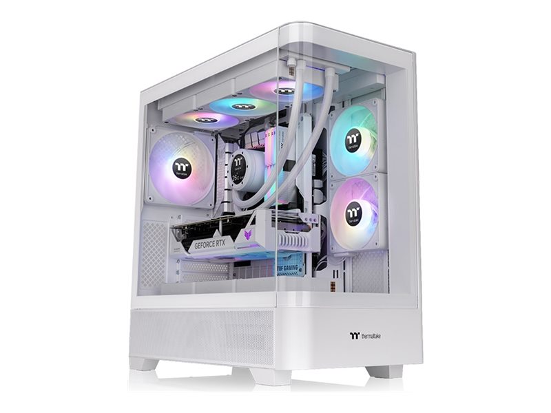 THERMALTAKE ATX semi-tårn kabinet - hvid (CA-11G-00M6WN-00)