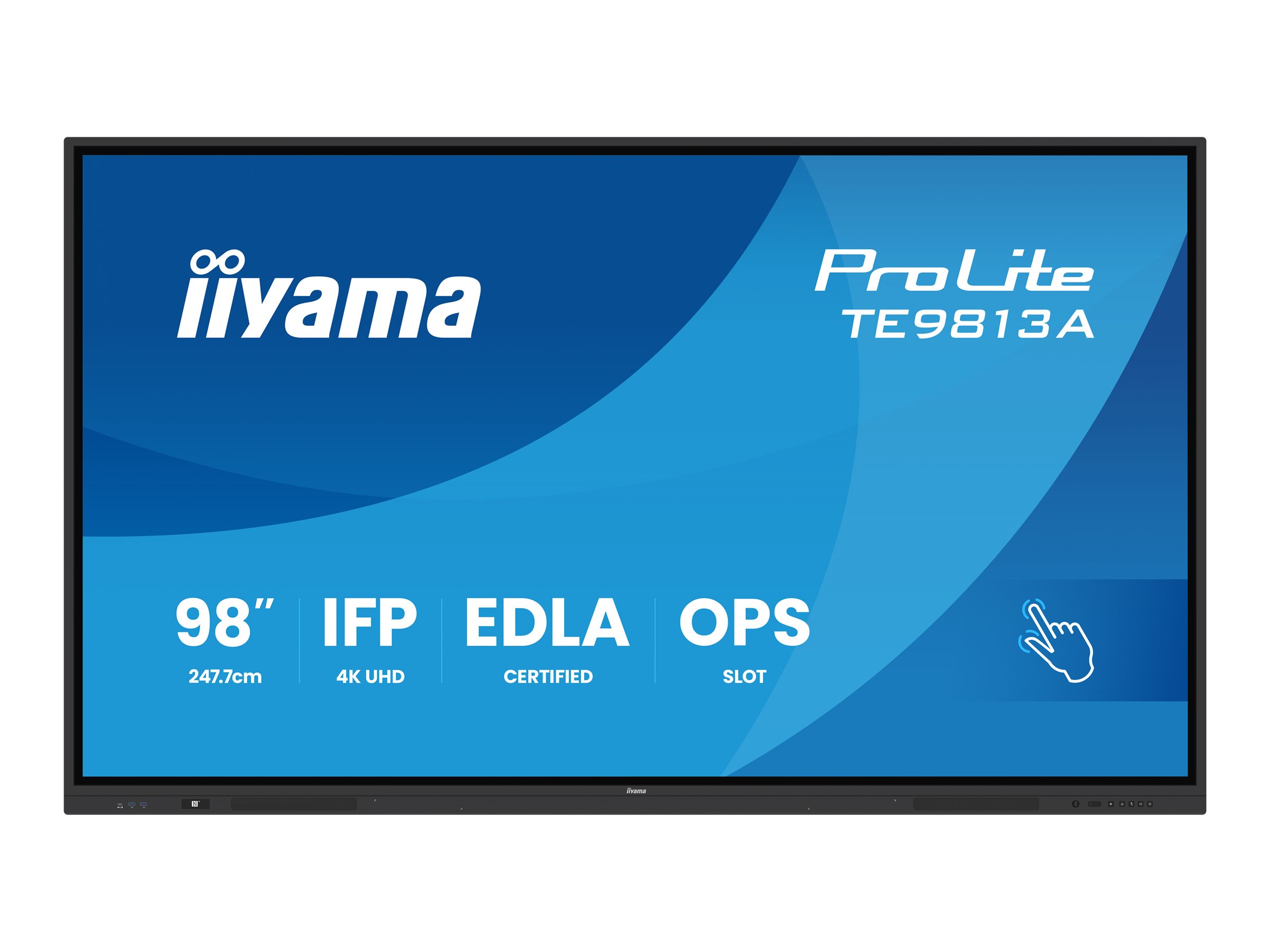iiyama ProLite TE9813A-B2AG 98" Digital skiltning/interaktiv kommunikation 3840 x 2160