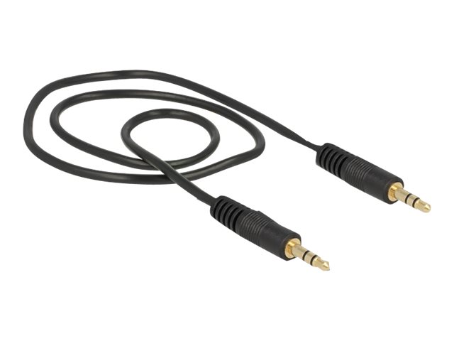 Delock Audiokabel 50cm Sort