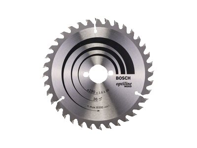 Bosch Rundsavsklinge.optiline 190x2,6x30 Mm 36 Tdr - 2608640616