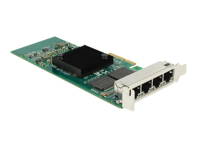 DeLock PCI Express Card > 4 x LAN Netværksadapter PCI Express 2.1 x4 1Gbps