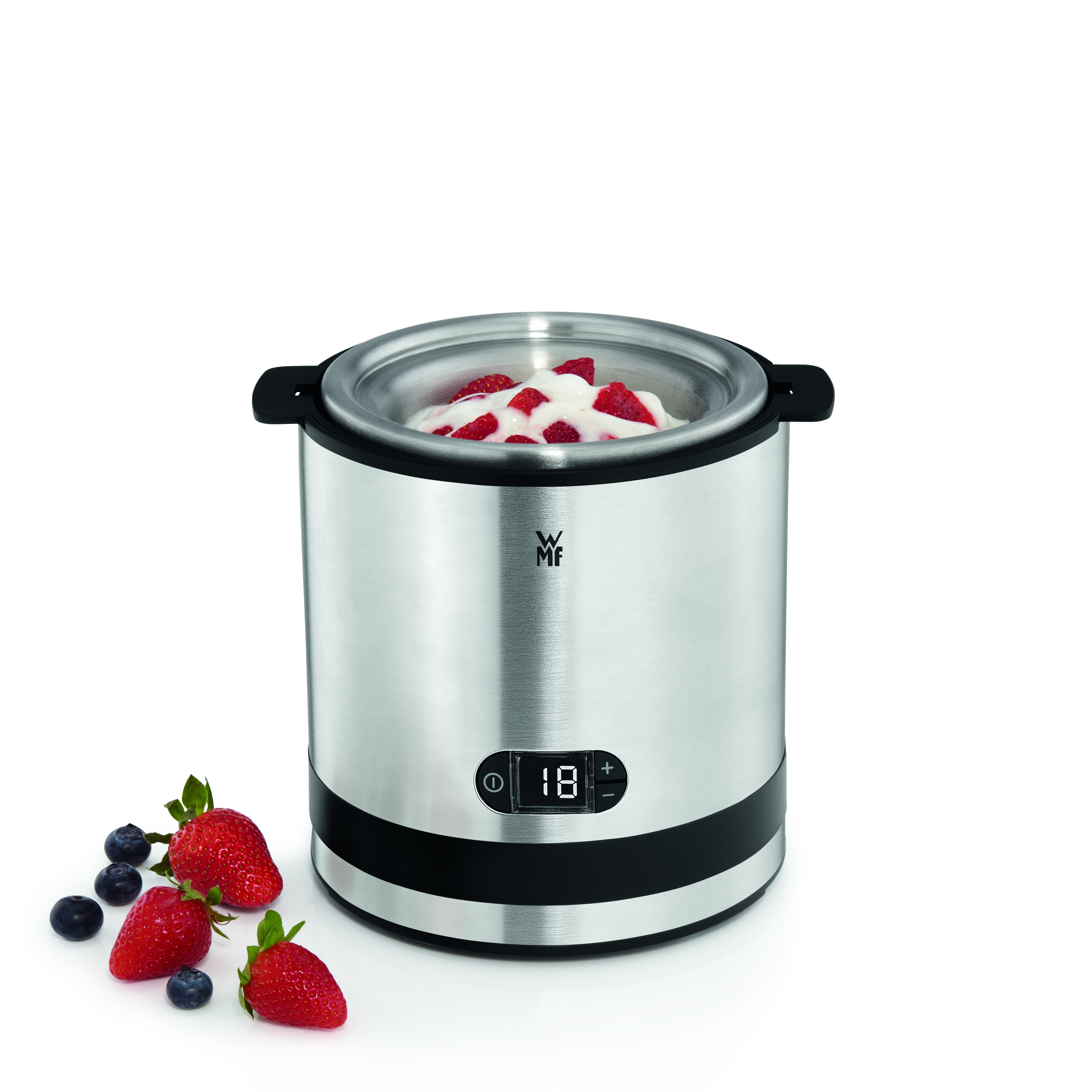 WMF KÜCHENMINIS - Frossen yoghurt/is/sorbetmaskine - 0.3 liter - 12 W - rustfrit stål