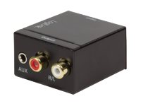 LogiLink Coaxial and Toslink to analog L/R and 3.5 mm jack audio converter
