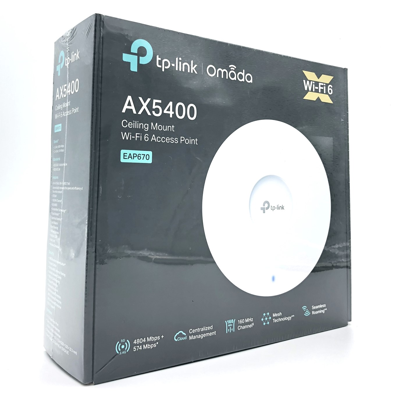 TP-Link Omada EAP670 WLAN adgangspunkt 5400 Mbits Hvid Strm over Ethernet PoE