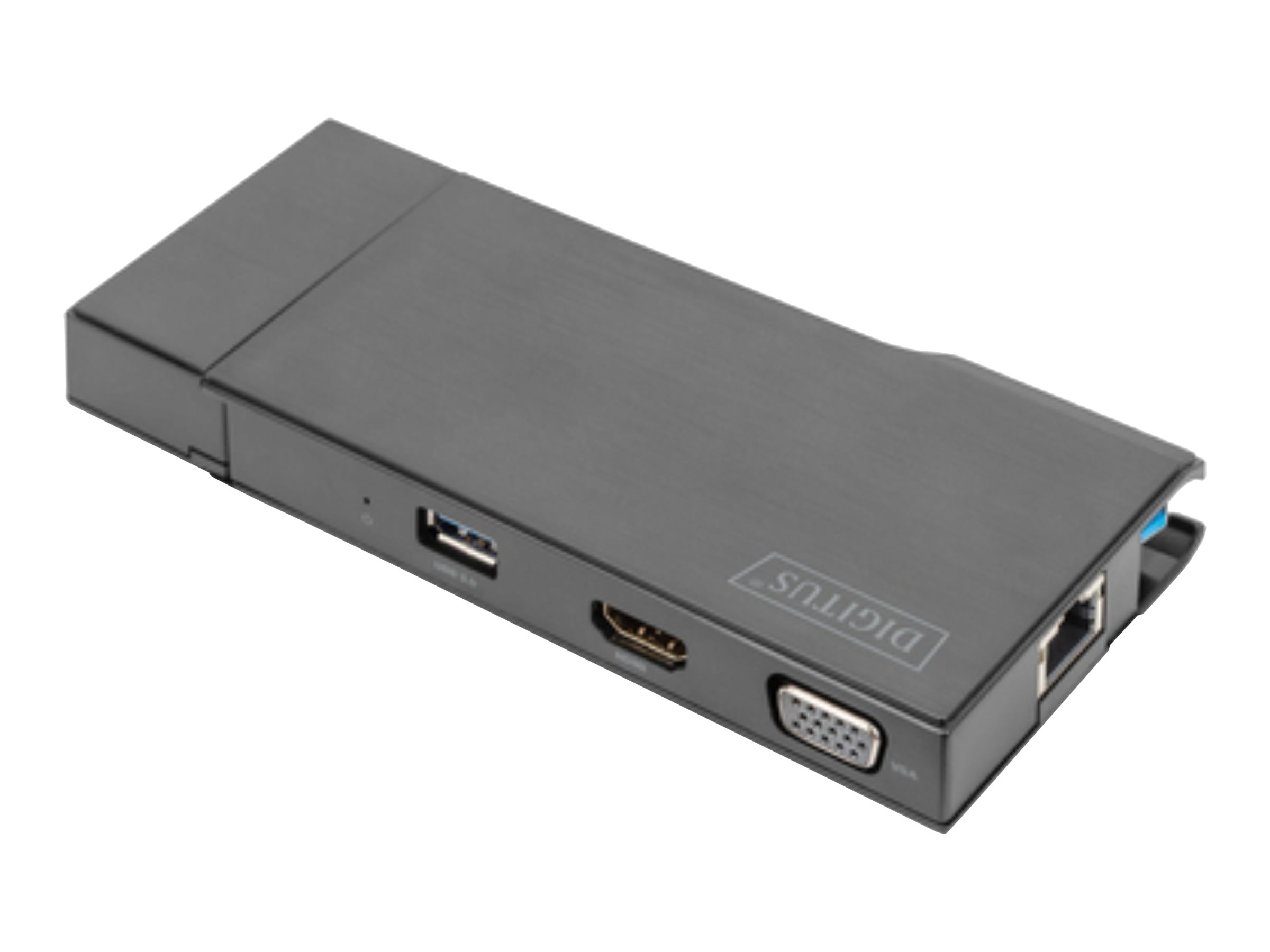 DIGITUS DA-70894 - docking station - USB 3.0 - VGA HDMI - GigE