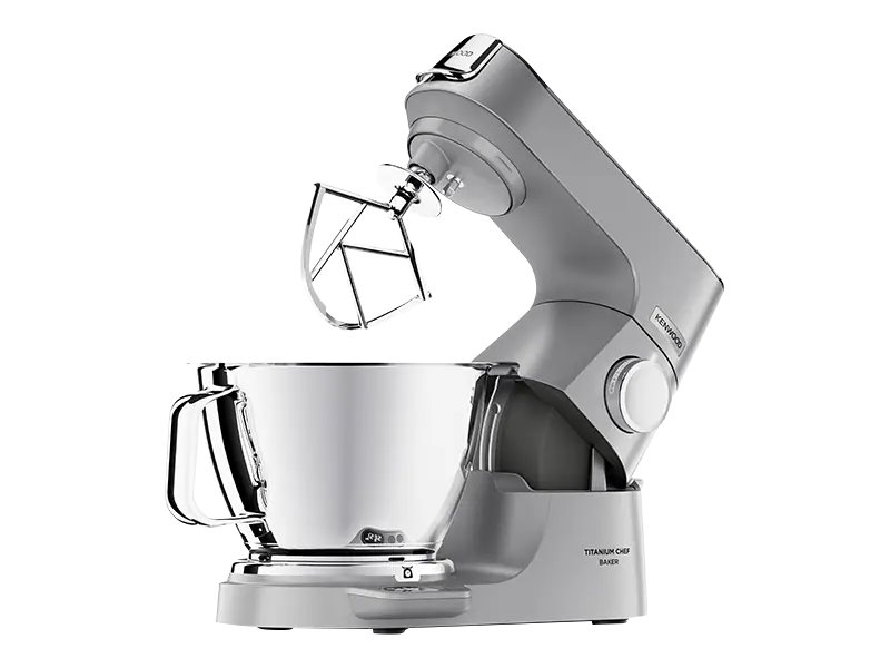 Kenwood Titanium Chef Baker KVC85.004SI - Køkkenmaskine - 1200 W - sølv