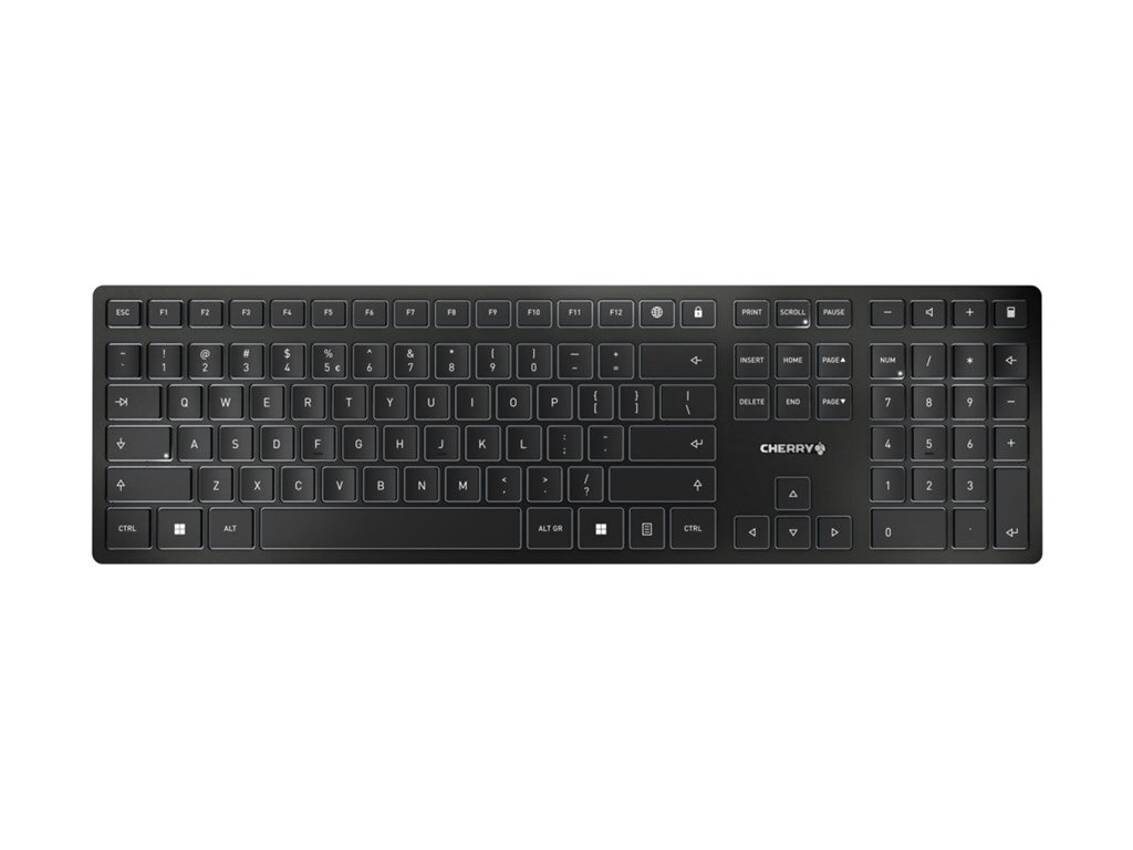 CHERRY KW 9100 SLIM Tastatur Trådløs Engelsk - Europa