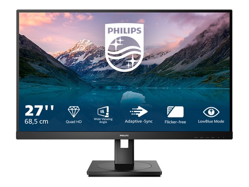 Philips S-line 275S9JML 27 2560 x 1440 (2K) HDMI DisplayPort 75Hz Pivot Skærm
