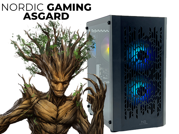 Nordic Gaming Asgard Yggdrasil Gaming PC | i3 8GB RTX 3050 1TB