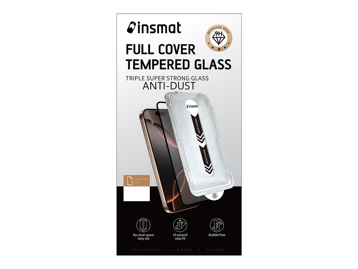 Insmat - screen protector for mobile phone - easy & anti-dust super full cover
