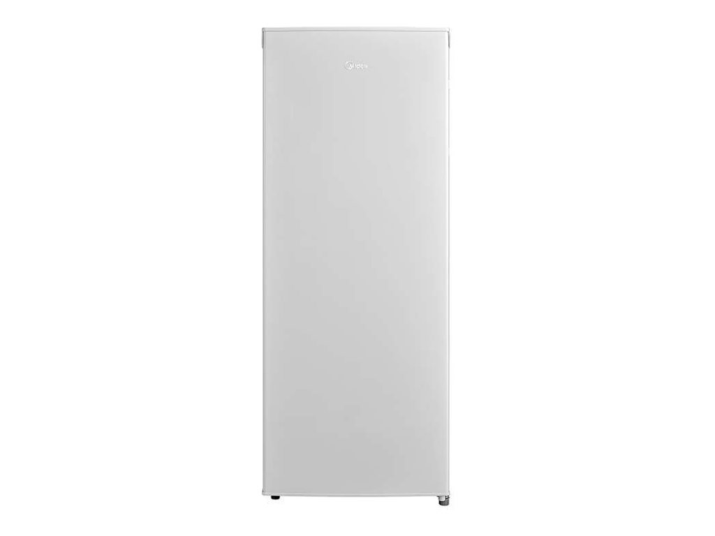 Midea Šaldiklis | MDRU229FZE01 | Energijos vartojimo efektyvumo klasė E | Vertikalus | Laisvai pastatomas | Aukštis 142 cm | Bendra grynoji talpa 160 l | Baltas