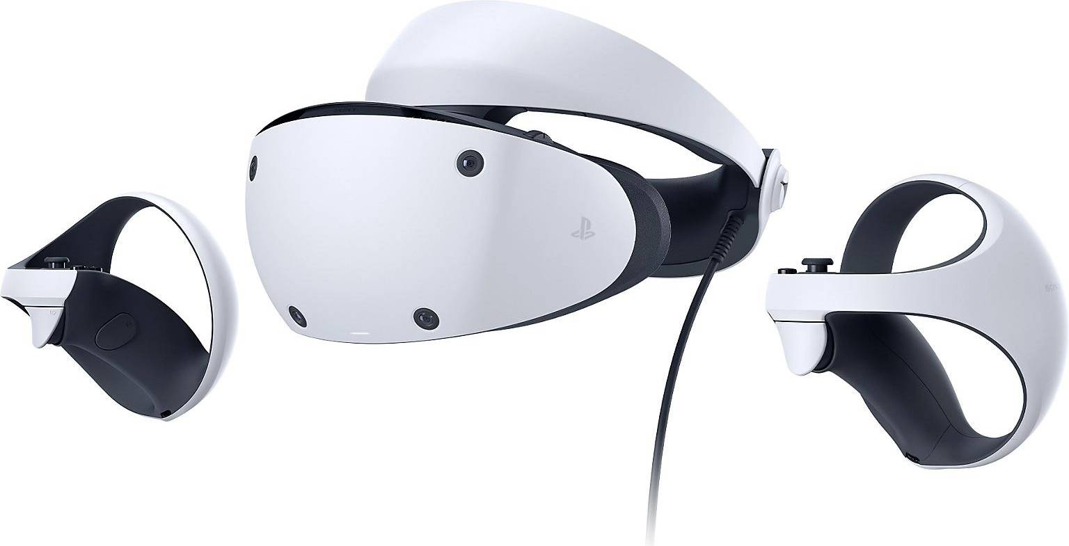 VR headset Sony PlayStation VR2 - sort/hvid