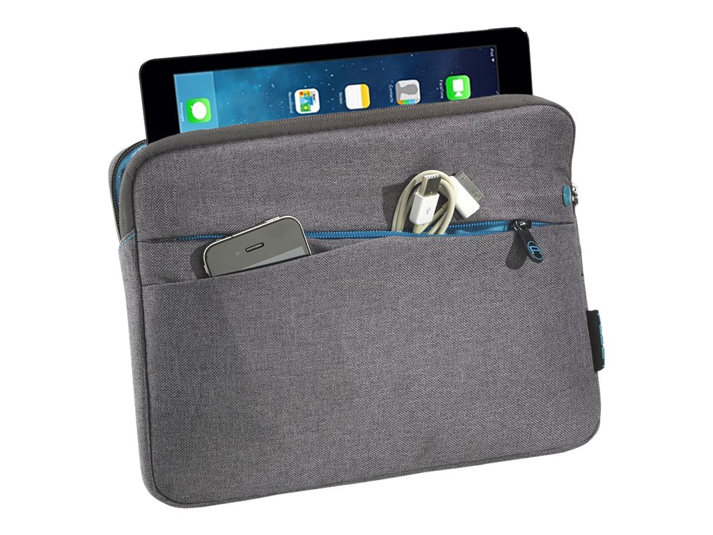 PEDEA Fashion - Taske til tablet - nylon - grå - 12.9 - for Apple 12.9-inch iPad Pro (1. generation, 2. generation)