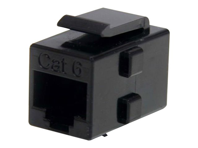 StarTech.com Cat 6 RJ45 Keystone Jack Network Coupler - F/F (C6KEYCOUPLER) CAT 6 Netværkskobling Sort