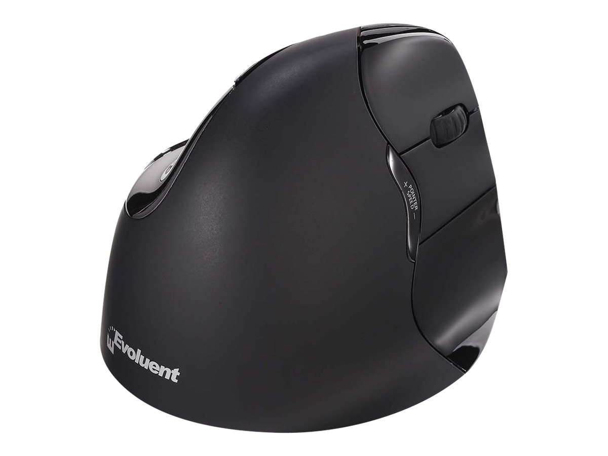 Evoluent Vertical Mouse 4 - Vertical mouse - 6 knapper - Sort