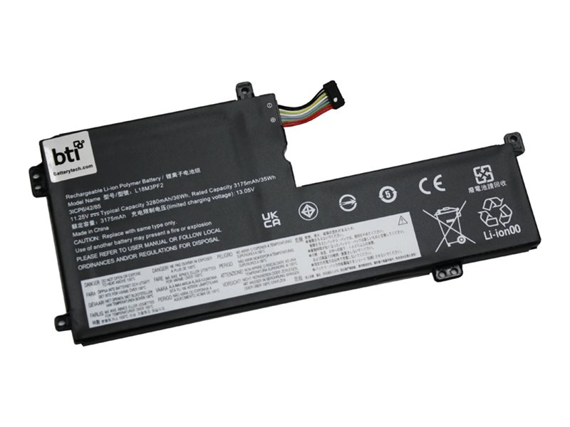 BTI Batteri til bærbar computer Litiumion 3200mAh