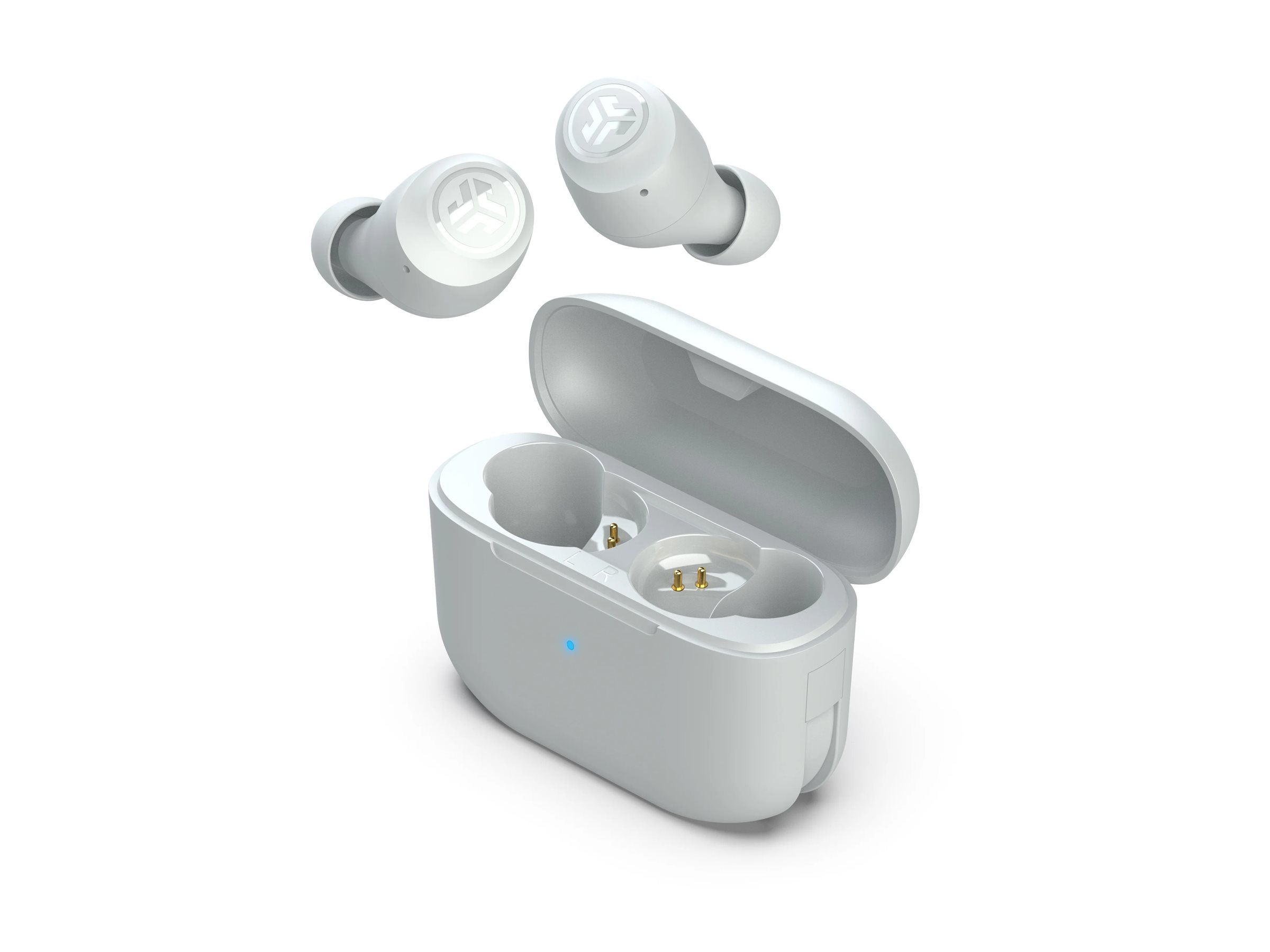 JLab Go Pop+ TWS earbuds Høretelefoner Hvid