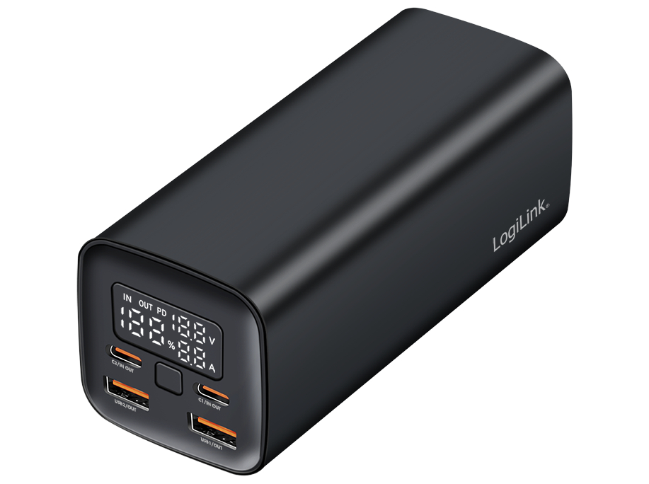 LogiLink Powerbank 20000mAh Sort
