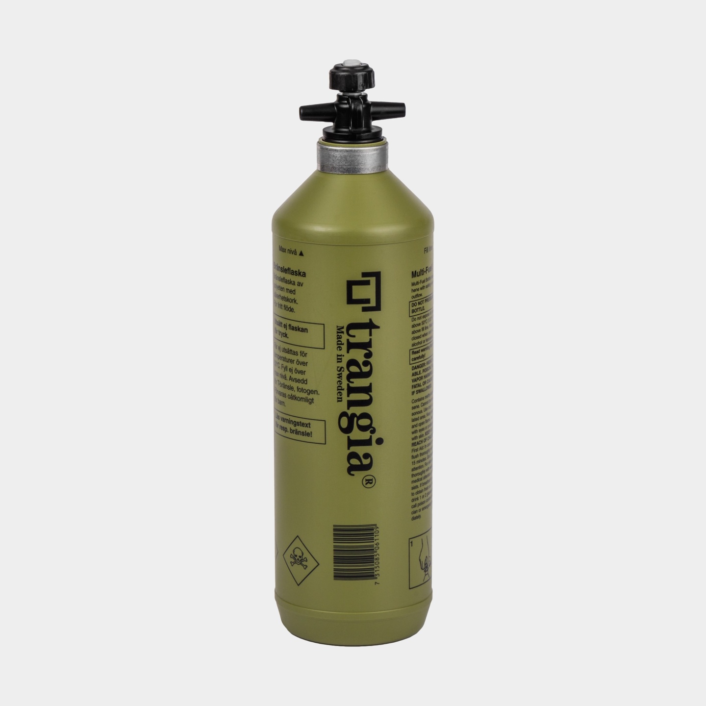 Trangia brændstofflaske 0,5 l - olivengrøn