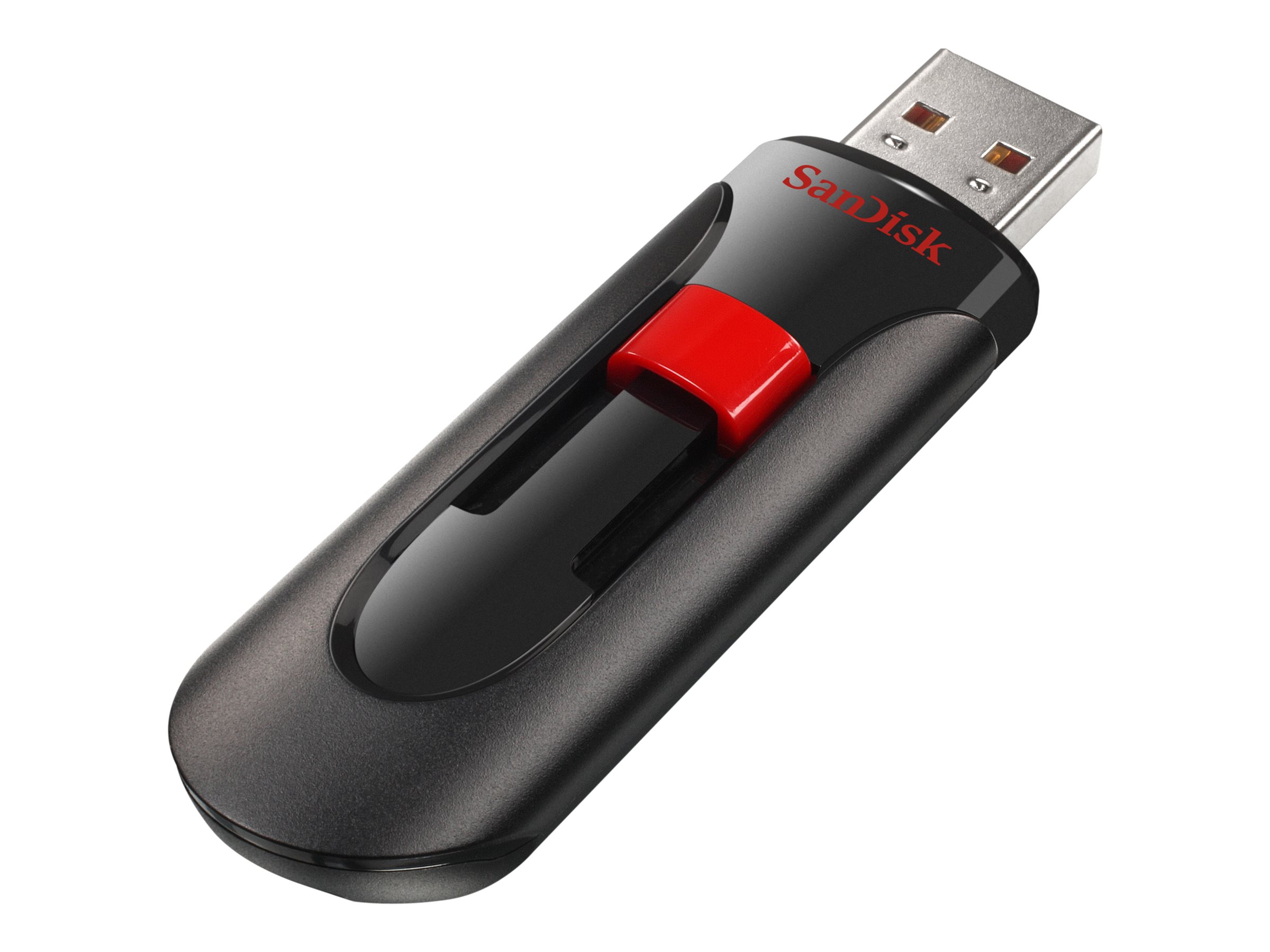 SanDisk Cruzer Glide 256GB USB 2.0 USB stick Sort Rød