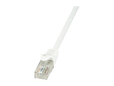 LogiLink EconLine - Patchkabel - RJ-45 (han) til RJ-45 (han) - UTP - CAT 6 - hvid
