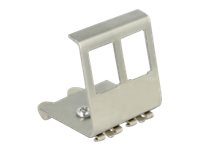 DeLOCK Keystone Metal Mounting 2 Port for DIN rail