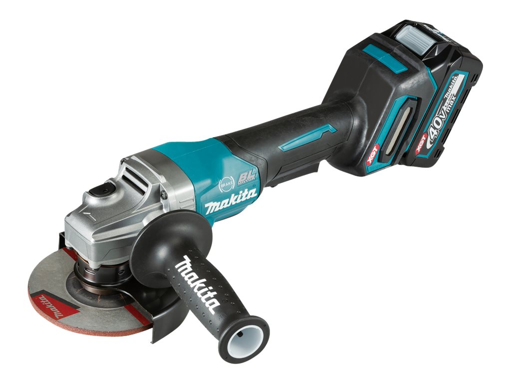 Makita GA013GM201 Vinkelsliber 40V Batteridrevet 2 batterier inkluderet