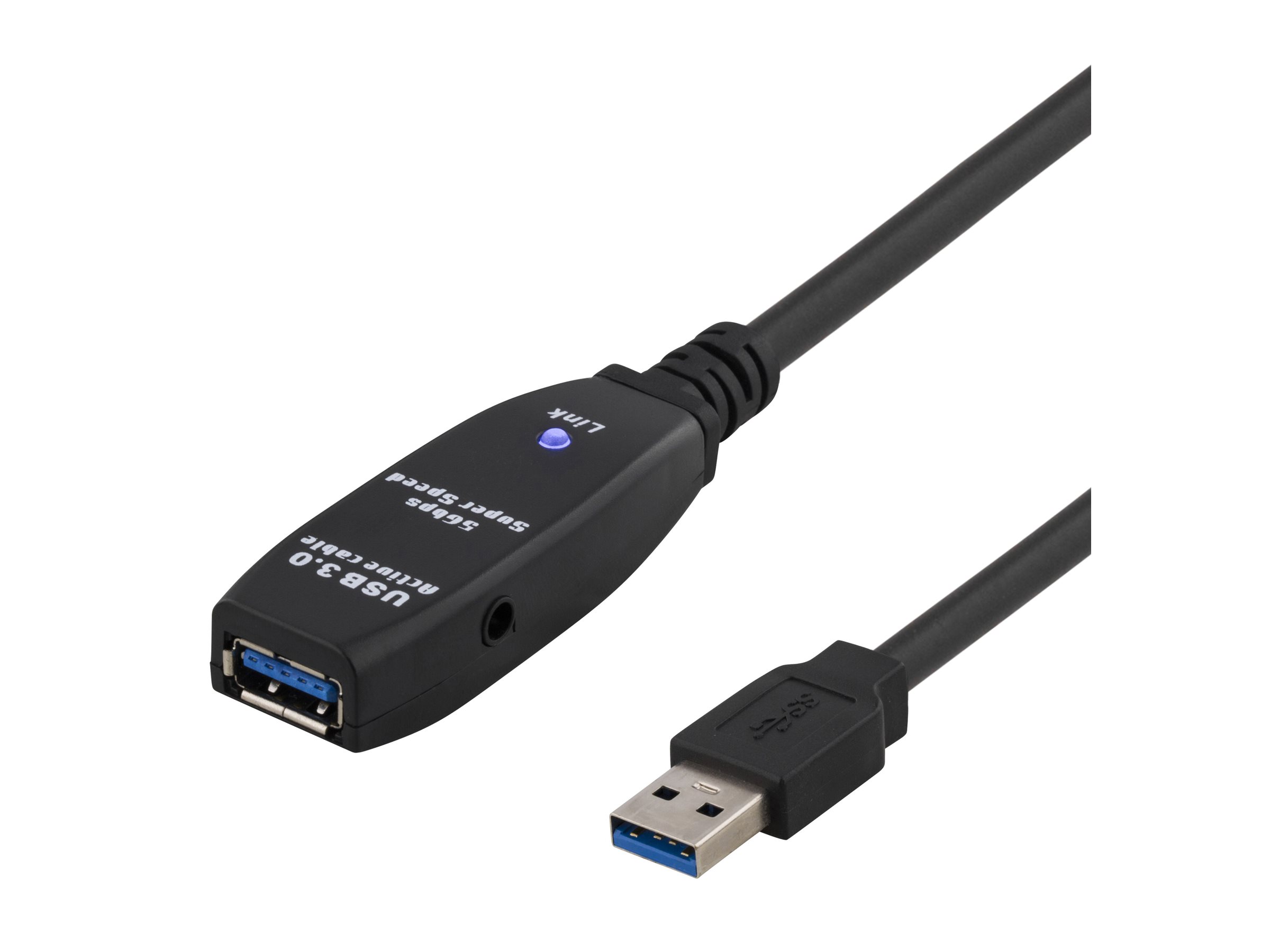 Deltaco USB3-1002 - USB extension cable - USB Type A to USB Type A - 5 m