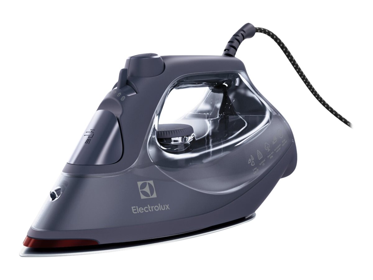 Electrolux Refine 600 E6SI1-4MN - Dampstrygejern med automatisk afbrydelse - såleplade: GLISSIUM 175 - 2500 W - misty navy