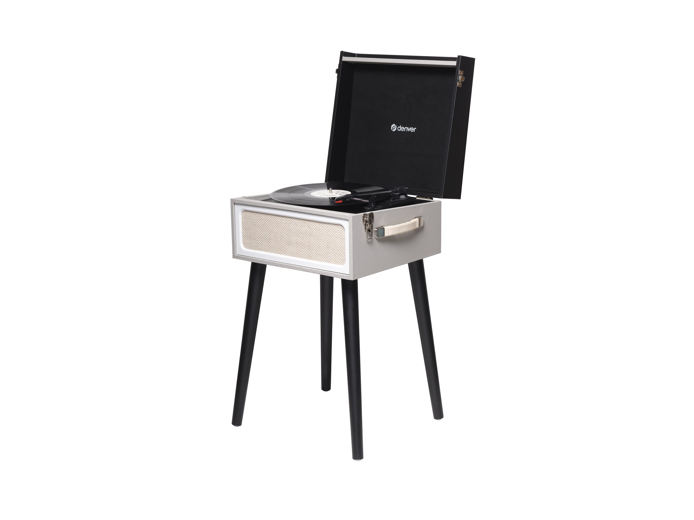 Denver VPR-250 retro-pladespiller med FM-radio, Bluetooth og USB