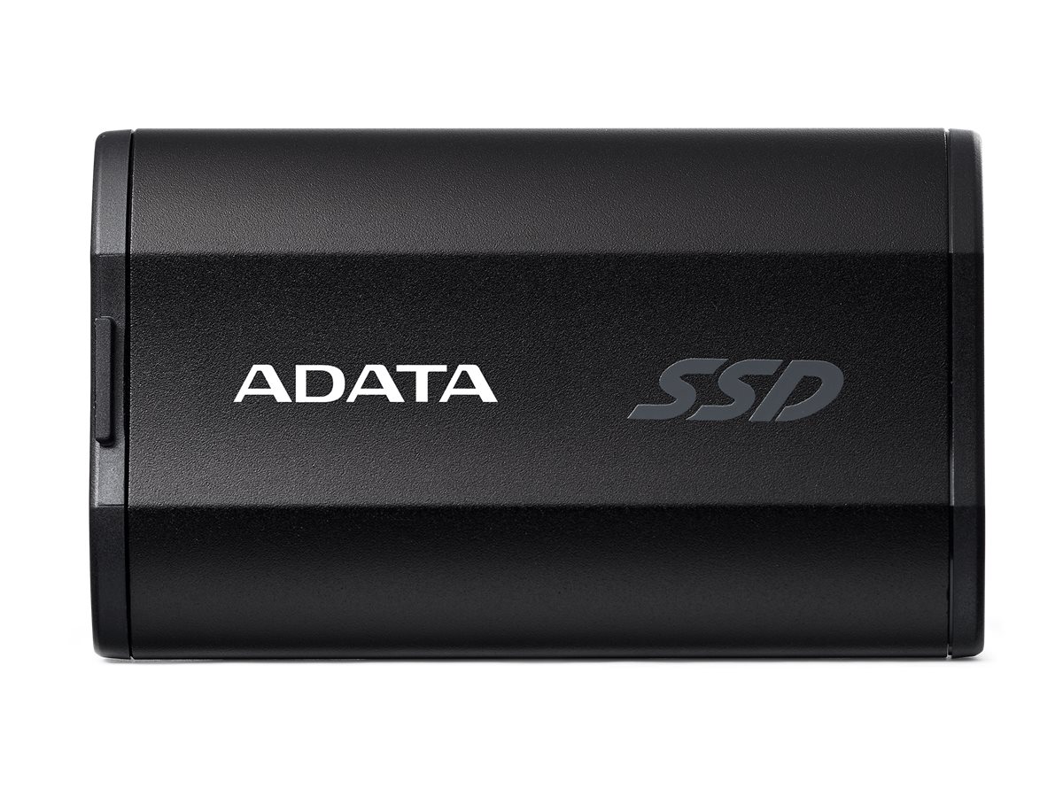 A-Data SD810 SSD - 2TB - Sort - Ekstern SSD - USB 3.2 Gen 2x2