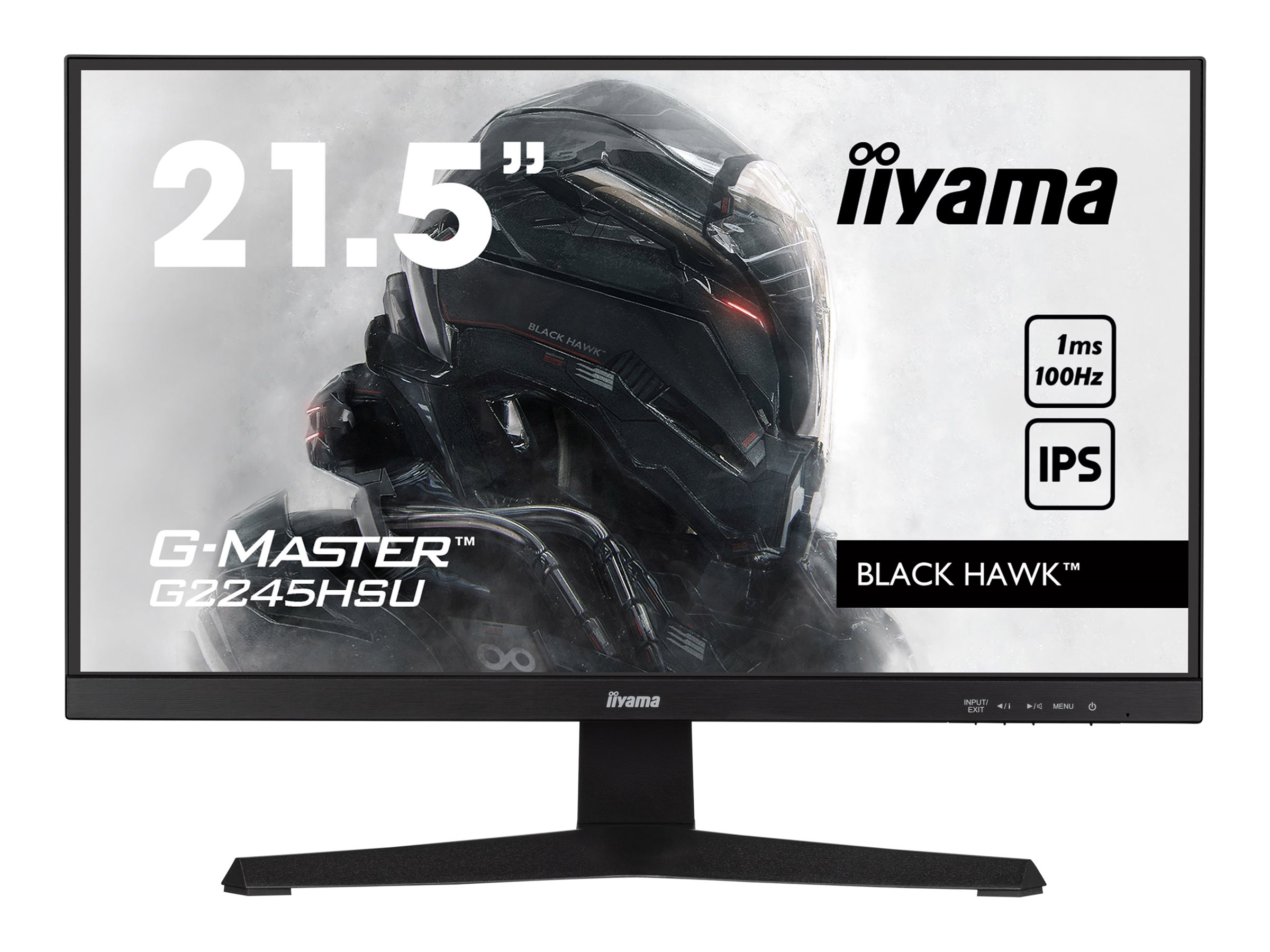 iiyama G-MASTER Black Hawk G2245HSU-B2 22" IPS 1920 x 1080 (Full HD) HDMI DisplayPort 100Hz
