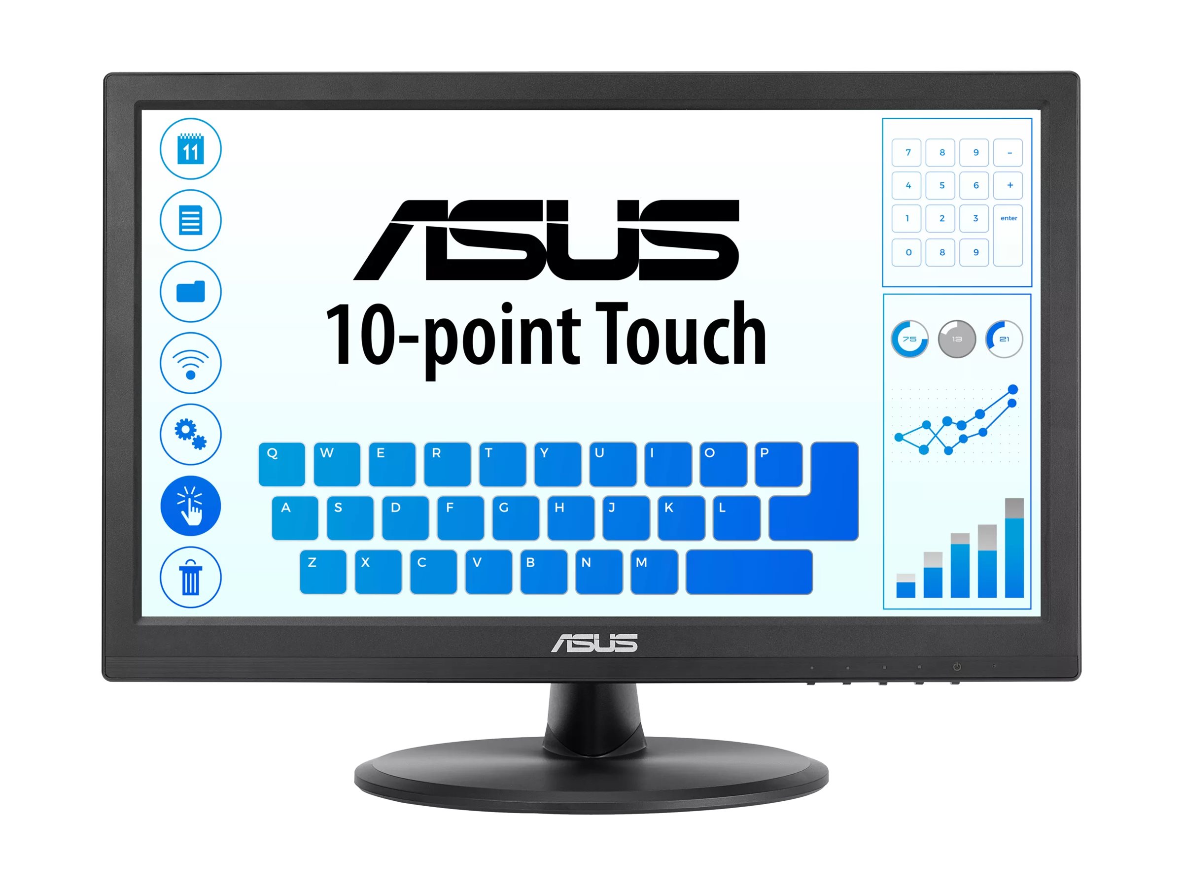 ASUS VT169HE 16" IPS 1920 x 1080 (Full HD) VGA (HD-15) HDMI 60Hz