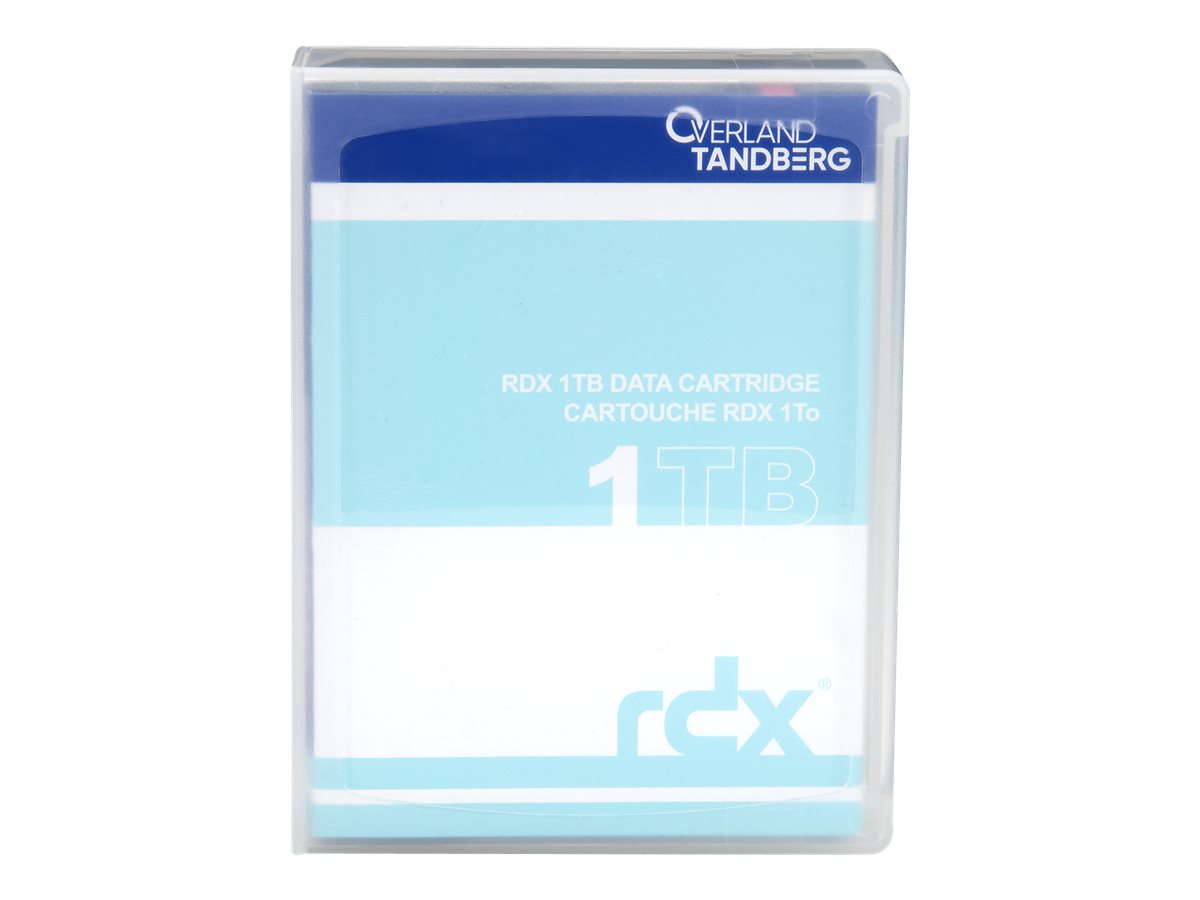 Overland-Tandberg 8586-RDX, RDX-patron, RDX, 1 TB, 15 ms, Sort, RDX QuikStor