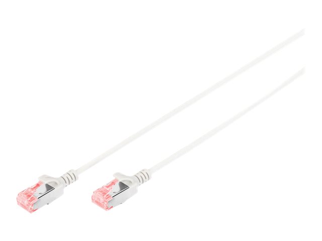 DIGITUS CAT 6 U-FTP Slim Patch Cord - 10m - Grå - 10m
