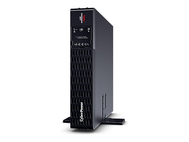 CyberPower Smart App Professional Rackmount Series PR3000ERT2U - UPS (stativ-monterbar / ekstern) - AC 220/230/240 V - 3000 Watt - 3000 VA - RS-232, USB - output-stikforbindelser: 8 - 2U - sort