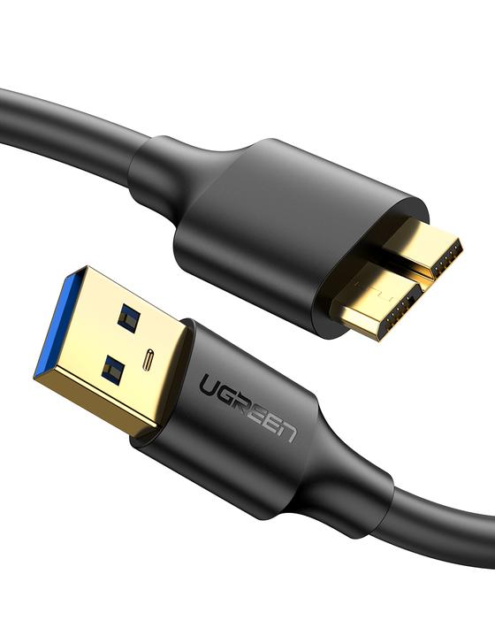 UGREEN US130 10841 USB-A 3.0 - micro USB-B cable 1m - black